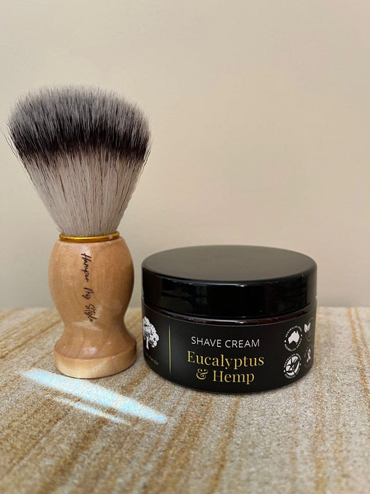Shave Cream and Shave Brush
