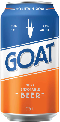 Mountain Goat Lager Can